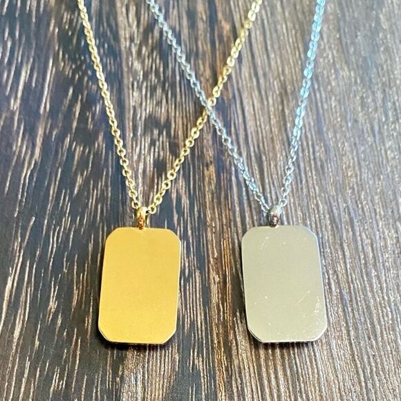 World 18k Gold Plated Stainless Steel Tarot Necklace Tarnish Free - Picture 4 of 5